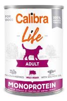 Calibra Dog Life  konzerva Adult Wild boar with cran. 400g (1)