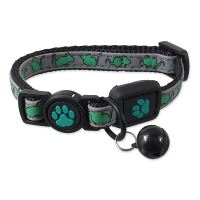 Obojek ACTIV CAT Reflective limetka XS (1)