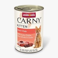 ANIMONDA konzerva CARNY Kitten - hovězí + krůta  400g (1)