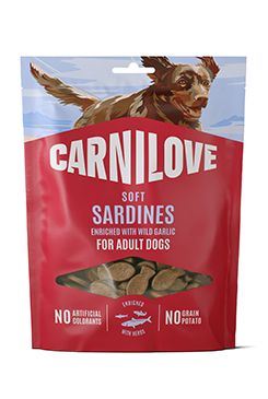 Carnilove Dog Soft snack Sardines enriched with Wild garlic 200g
