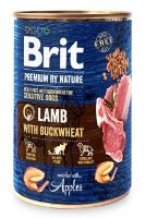 Brit Premium Dog by Nature konzerva Lamb & Buckwheat 400g (1)