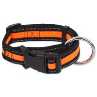 Obojek DOG FANTASY Neoprene oranžový M (1)