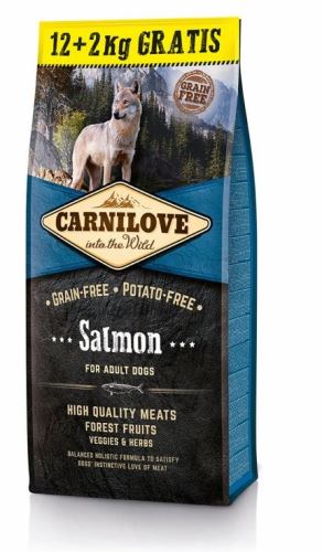 carnilove salmon adult 12+2kg