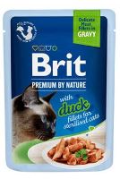 BRIT Premium Cat Delicate Fillets in Gravy with Duck Sterilised 85g (1)
