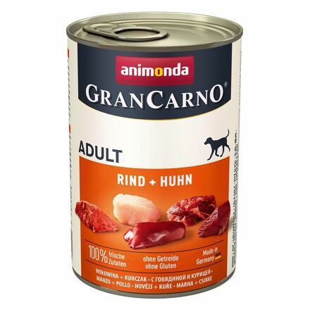 Konzerva ANIMONDA Gran Carno hovězí + kuře 400g