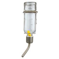 Skleněná napáječka pro křečky 125 ml s úchytem na klec (1)