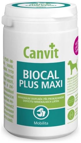 Canvit Biocal Plus MAXI ochucené pro psy 230g