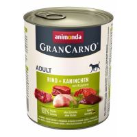 Konzerva ANIMONDA GRANCARNO Adult hovězí + králík + bylinky 800g (1)