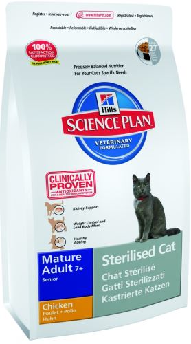 Hill's Feline Dry Adult Mature 7+ Sterilized 3,5kg