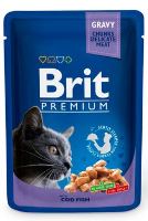 Kapsička BRIT Premium cat cod fish 100g Kapsička BRIT Premium cat cod fish 100g
