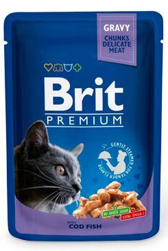 Kapsička BRIT Premium cat cod fish 100g