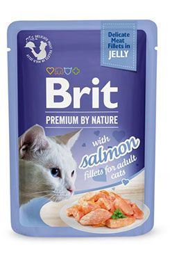Brit Premium by Nature Cat Delicate Fillets in Jelly with Salmon 85g