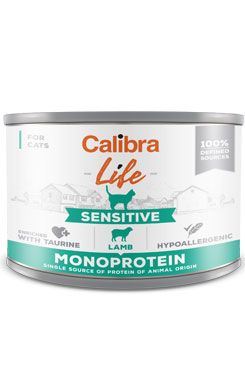 Calibra Cat Life  konzerva Sensitive Lamb 200g