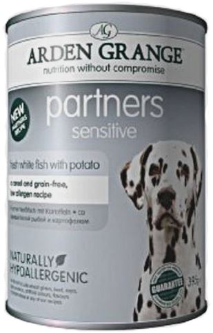 Arden Grange konzerva Partners Dog Sensitive 395g