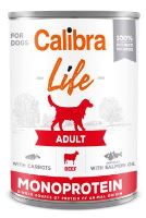 Calibra Dog Life  konzerva Adult Beef with carrots 400g