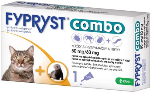 Fypryst Combo spot on Cat 50/60mg a.u.v. sol 1x0,5 ml