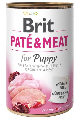 Brit Paté & Meat Puppy 400g - 04/2022