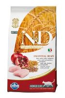 N&D Low Grain CAT Adult Chicken & Pomegranate 5kg (1)
