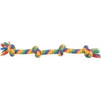 Hrací činka / přetahovadlo 61 cm, 4 uzly, multikolor (1)