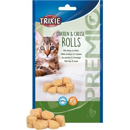 PREMIO Chicken & Cheese Rolls - válečky s kuřetem a sýrem, 50g