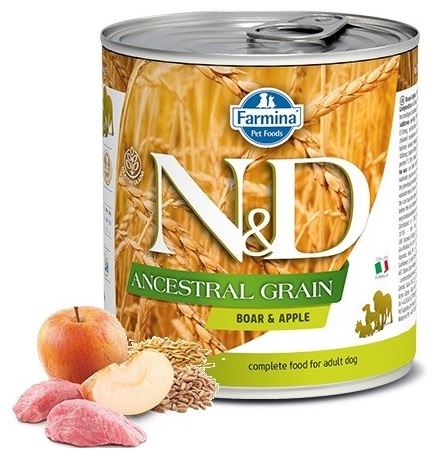 N&D DOG Low Grain Adult Boar & Apple 285g