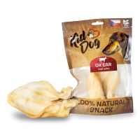 KIDDOG 100 % Natural Snack OX - volí ucho přírodní 17 cm  - 1 ks/bal (1)