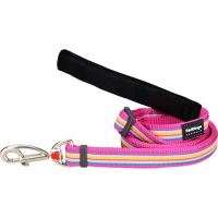 Vodítko RD 20 mm x 1,8 m - Horizontal Stripes Hot Pink (216869851)