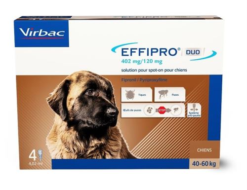 Effipro Duo XL 402/120 mg spot-on 4 x 4,02ml