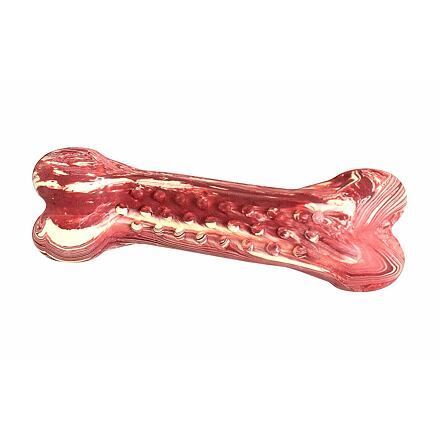 HIP HOP antibakteriální dentální kost s vůní slaniny přírodní guma 11cm