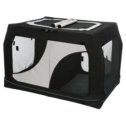 Trixie Vario Double Nylonový přepravní box 91x60x61/57 cm černo-šedý