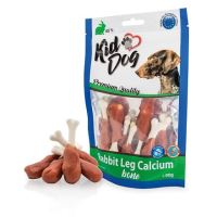 KIDDOG králičí maso na kalciové kostičce 80g KIDDOG králičí maso na kalciové kostičce 80g