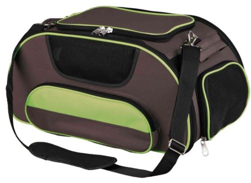 Cestovní taška WINGS do letadla, šedo-zelená 28x23x46cm 20kgm, Trixie