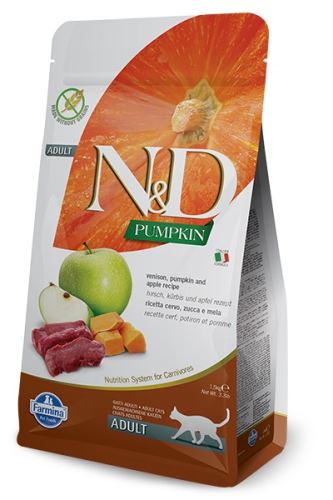 N&D Grain Free Pumpkin CAT Venison & Apple 1,5kg
