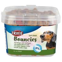 Soft Snack BOUNCIES mini kostičky kuřecí,jehněčí,dršťky 140g (1)