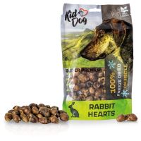 KIDDOG SUPER PREMIUM králičí srdce mrazem sušená, 50g KIDDOG SUPER PREMIUM králičí srdce mrazem sušená, 50g
