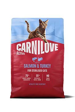 Carnilove Active Cat Salmon & Turkey for Sterilised Adult 2kg