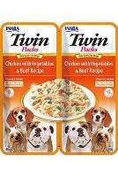 Churu Dog Twin Packs Chick&Veg. & Beef in Broth 2x40g Churu Dog Twin Packs Chick&Veg. & Beef in Broth 2x40g