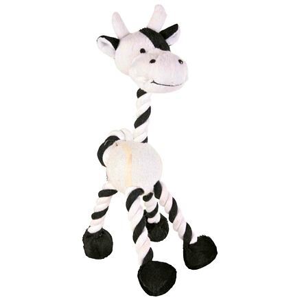 Žirafa/kravička s tenisovým míčem 28cm Trixie