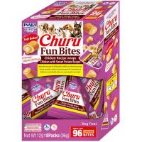 Inaba Churu Fun Bites dog snack kuře&batáty 96g (1)