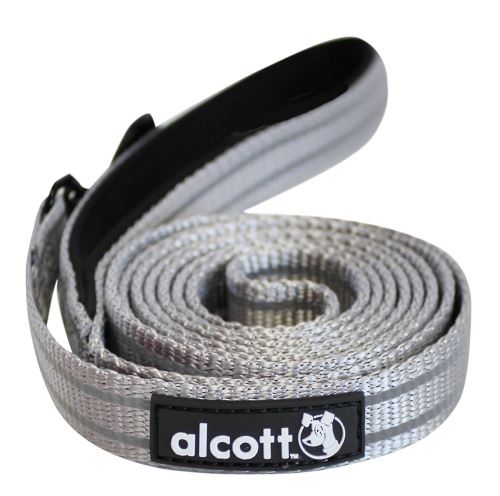 Alcott reflexní vodítko pro psy šedé
