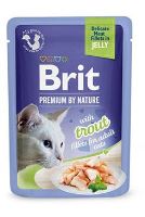 Brit Premium by Nature Cat Delicate Fillets in Jelly with Trout 85g Brit Premium by Nature Cat Delicate Fillets in Jelly with Trout 85g