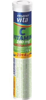 MaxiVita Vitamin C + acerola + zinek