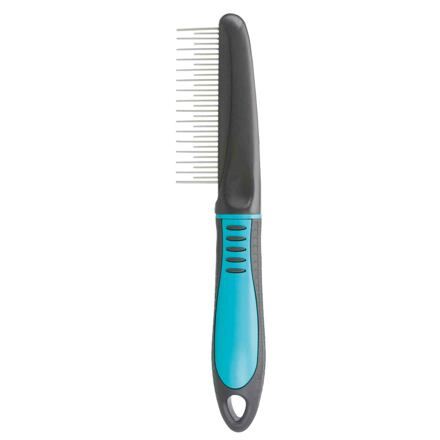 Plastový hřeben kombinovaný s protiskluzovou rukojetí 22cm
