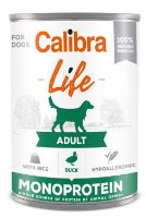 Calibra Dog Life  konzerva Adult Duck with rice 400g (1)