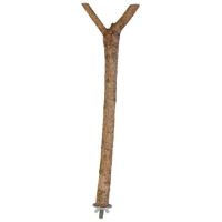 Dřevěné bidýlko "Y" s kovovou koncovkou, Trixie (1)