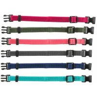 Trixie balení nylon.rozeznávacích obojků pro štěňata M-L 22-35cm/10mm,fuchs,šedá,mod,khaki,korál, Trixie balení nylon.rozeznávacích obojků pro štěňata M-L 22-35cm/10mm,fuchs,šedá,mod,khaki,korál,