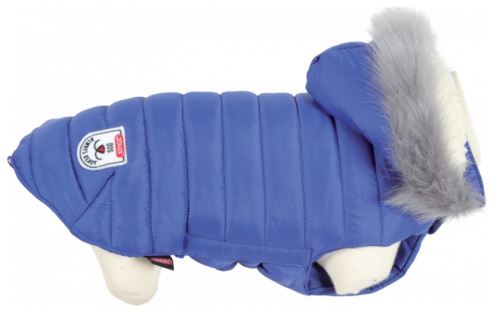 Obleček prošívaná bunda pro psy URBAN modrá Zolux