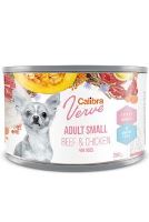 Calibra Dog Verve konzerva GF Adult Small Beef&Chick 200g (1)