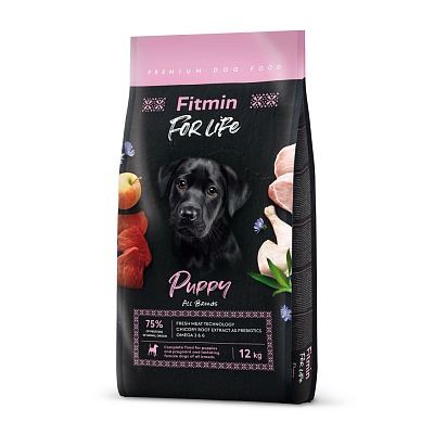 Fitmin dog For Life Puppy 12kg - poškozený obal
