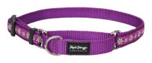 Obojek polostahovací RD - Daisy Chain Purple